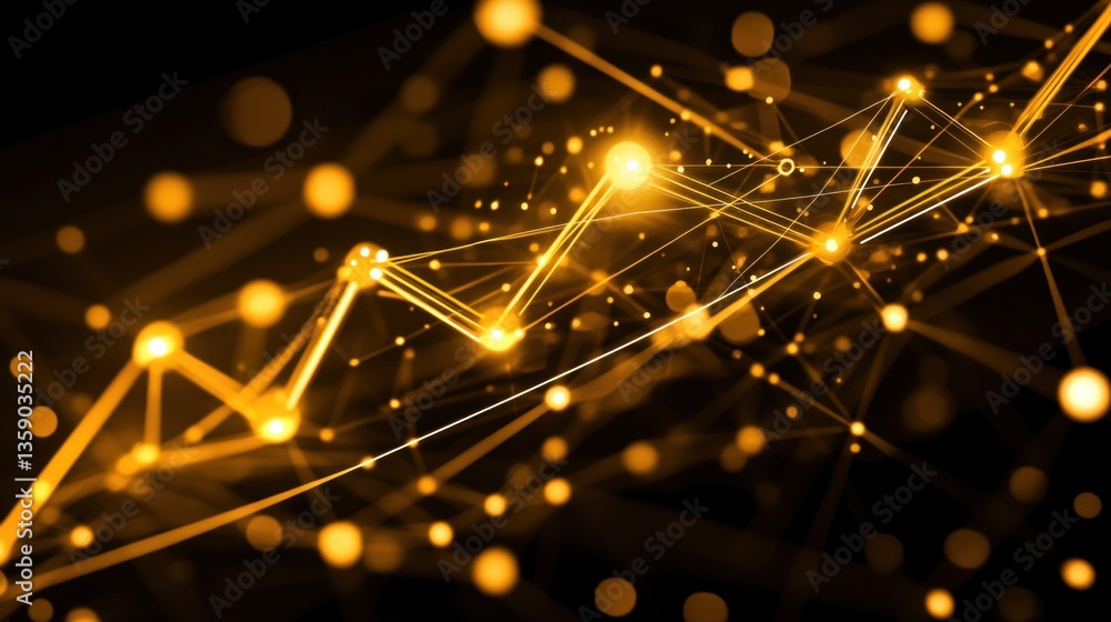 Poster abstract golden network graph