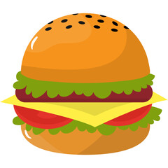 Hamburger Illustration