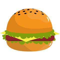 Hamburger Illustration