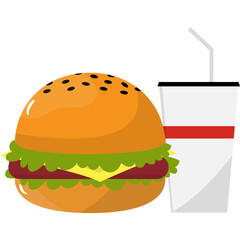Hamburger Illustration