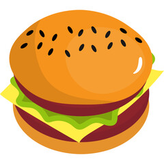 Hamburger Illustration