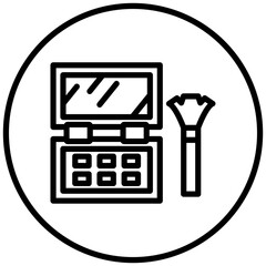 Makeup Palette Icon Style