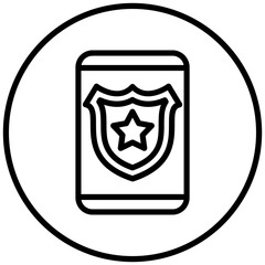 Online Police Icon Style