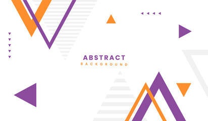 Purple and orange abstract geometric background vector illustration