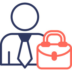 Broker glyph color icon