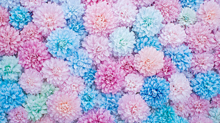 Fototapeta premium Pastel Bloom: A Gentle Floral Surface for Spring