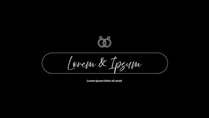 Romantic Wedding Announcement