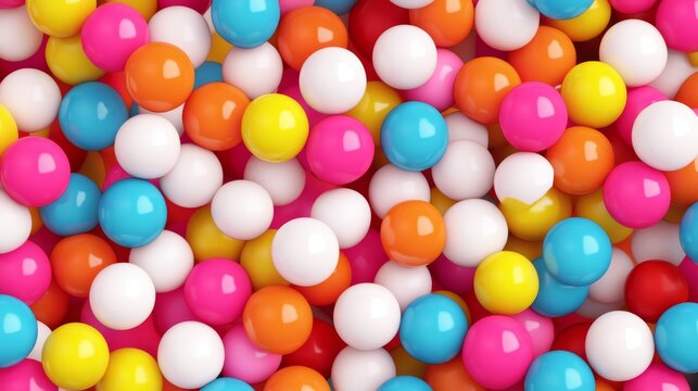 Vibrant sprinkle pattern for eye catching design banner background in realistic style