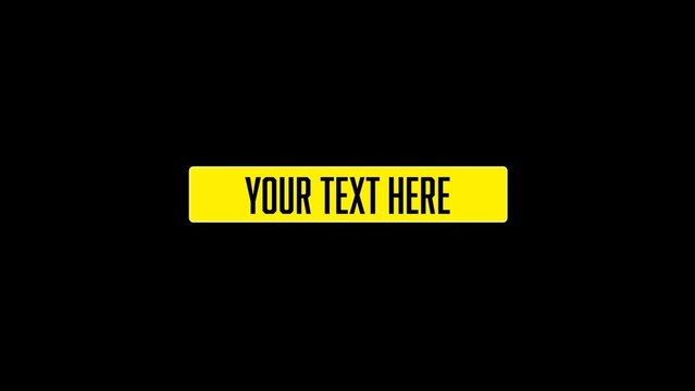 Word by Word Clean Text Reveal Animation