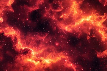 Naklejka premium Red galaxy abstract background use for wallpapers, arts, science and presentations