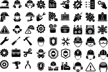 Repair Line Icons. Editable Stroke. Pixel Perfect. For Mobile and Web. Contains such icons as set of tools icons on white background screwdriver wrench cross service icon sign vector Tools setup line 