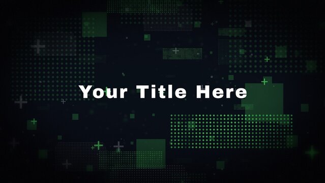 Modern Technology Animated Title Intro