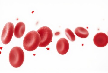 Red Blood Cells Microscopic View