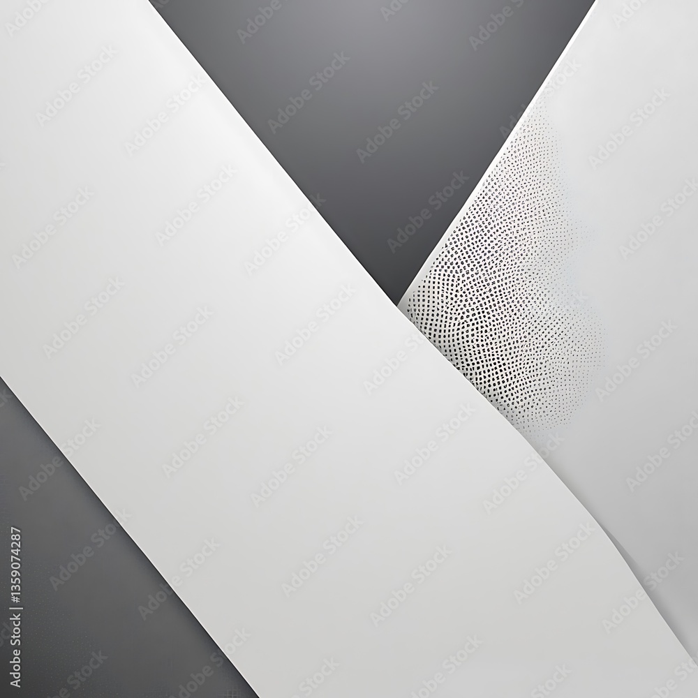 Poster abstract banner web template design background white and gray squares layered with halftone,backgrou