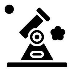 Astronomy Solid Icon