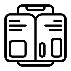 Education Line Icon