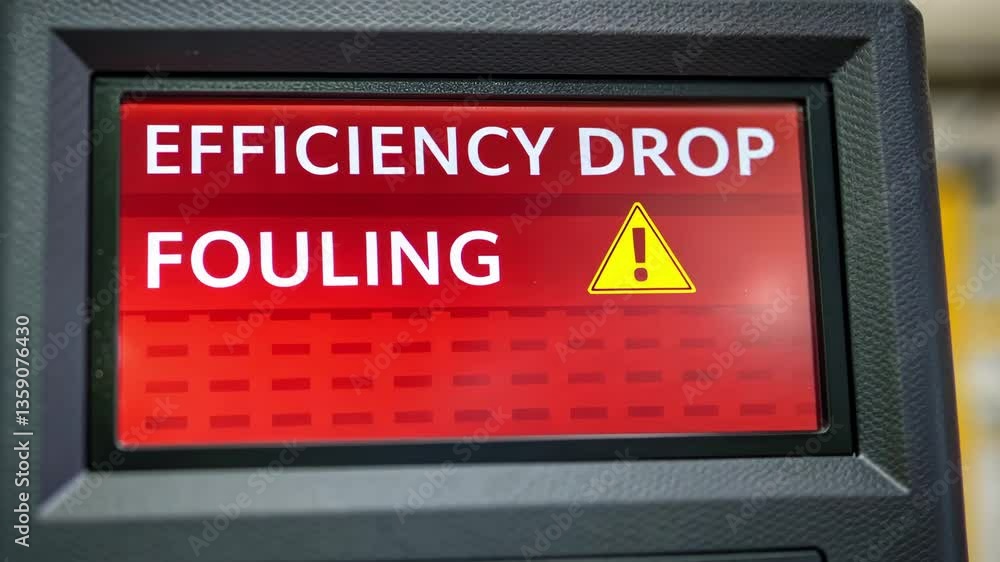 Poster monitor alerts for efficiency drops and fouling in boiler maintenance scale buildup in pipes require