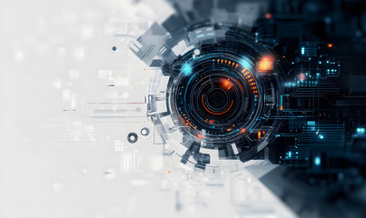 technology design on abstract background.