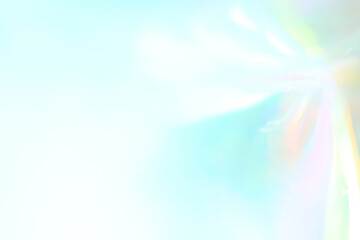 Abstract background with blurred focus in shades of translucent rainbow