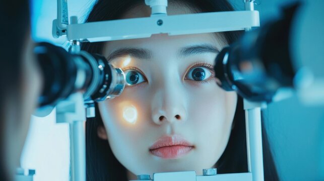 Eye Exam with Phoropter