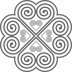 Seamless Hmong Embroidery Patterns in Hmong Ethnic Style, Black and White Tone, Pattern Design for Carpets, Clothing, Fabrics, Textures, Wallpaper, Wrapping, Fashion