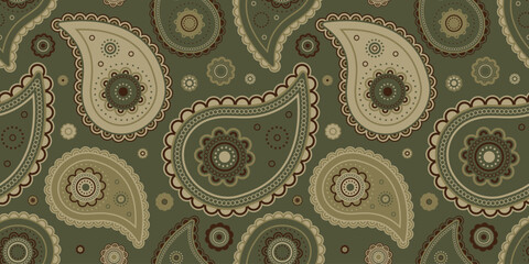 Repeating fashion on print paisley. Curve tissue to flowing vitality. Costume damask orient native.