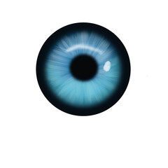 Blue lens of Eye illustration