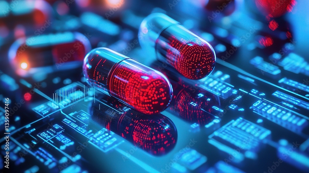 Poster smart pills with embedded microchips for real-time monitoring