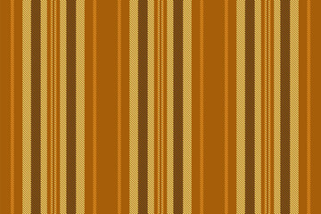 Obraz premium Raterial background lines stripe, blank textile seamless pattern. Catin texture vector vertical fabric in orange and yellow colors.