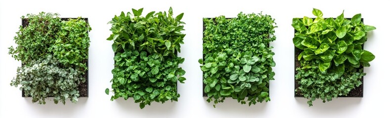 Obraz premium Fresh Herb Wall Planters