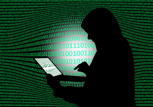 Hacker, conceptual illustration
