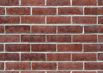 Seamless Red Brick Wall Texture Background