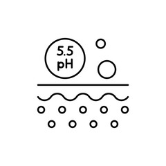 Ph 5.5 line icon editable stroke