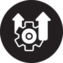 Self Improvement glyph icon