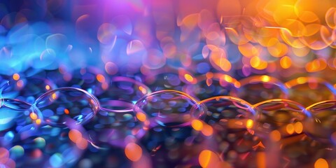 Abstract Colorful Bubbles