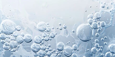 Delicate Water Bubbles: An Abstract Visual Feast