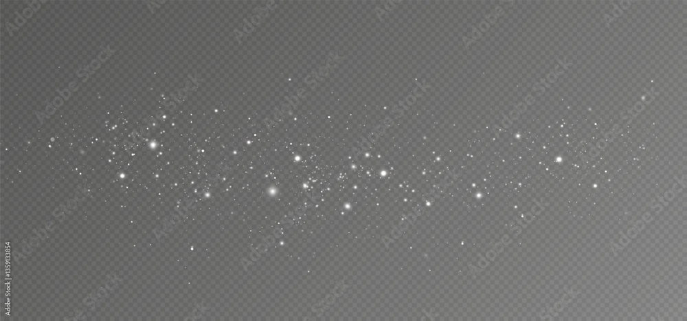 Aufkleber glow light effect. vector illustration. christmas flash. dust. glow light effect. star burst with sp