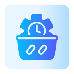 Basket  gradient icon