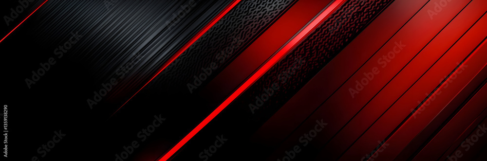 Poster abstract red and black are light pattern with the gradient is the with floor wall metal texture soft