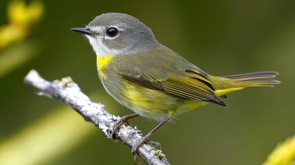 Obraz premium American Redstart in the Wild: A North American Bird in its Natural Habitat