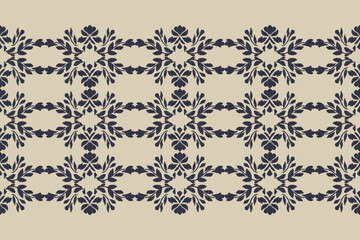 Saree Sarong Motifs Ikat floral paisley embroidery floral.ikat ethnic oriental  seamless pattern traditional.Ikat embroidery style abstract embroidery design for texture,fabric,clothing,wrapping.