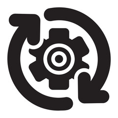 Process  glyph icon