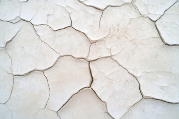 Obraz premium A captivating view of cracked earth, showcasing the beauty of nature's intricate patterns. A testament to the impact of drought and climate change on the landscape.