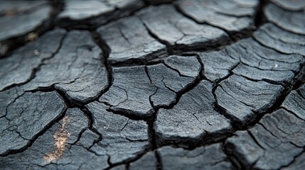 Processed collage of old cracked brown wood material texture.