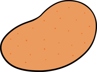 Illustration of potato chip