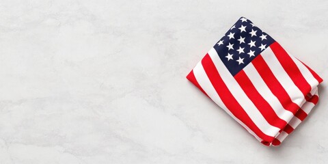 Obraz premium Distressed American flag textures layered on grunge and wood