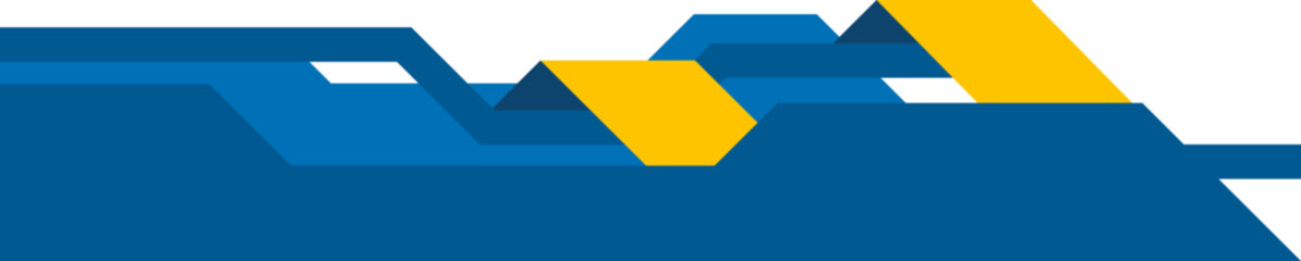 Modern Geometric Footer 