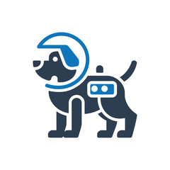 Space dog icon