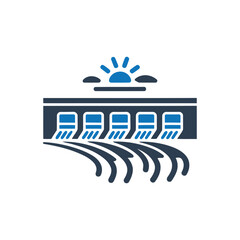 Hydroelectric Dam Icon