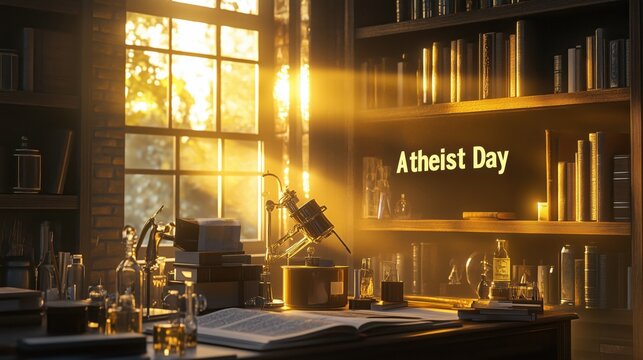 Atheist Day, illustration